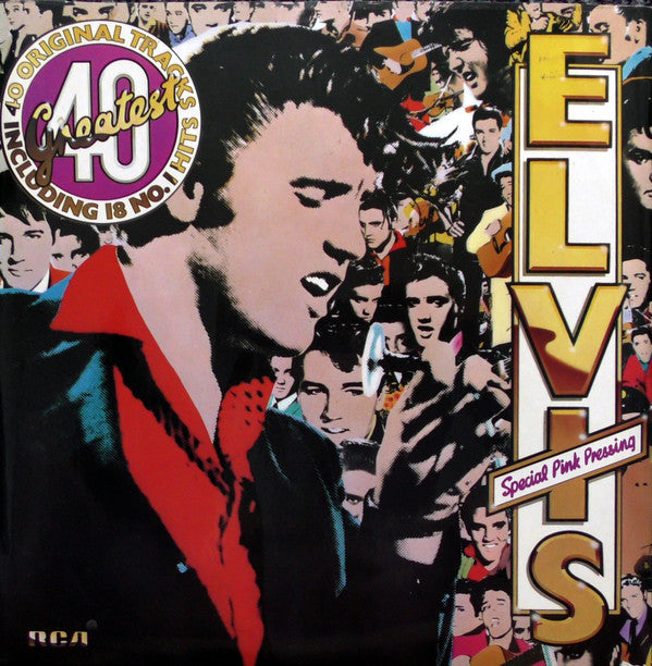 Elvis Presley - Elvis's 40 Greatest (2xLP, Comp, Mono, RE, Pin)