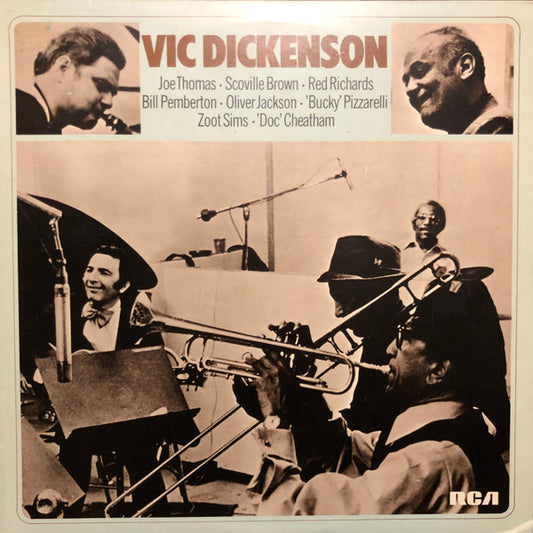 Vic Dickenson, Joe Thomas (4), Scoville Brown, Red Richards, Bill Pemberton, Oliver Jackson, 'Bucky' Pizzarelli*, Zoot Sims, 'Doc' Cheatham* - Vic Dickenson (LP, Album)