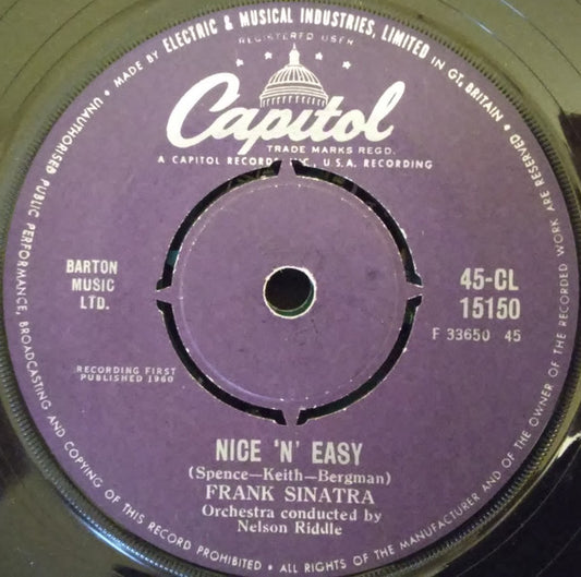 Frank Sinatra - Nice 'N' Easy (7", Single)