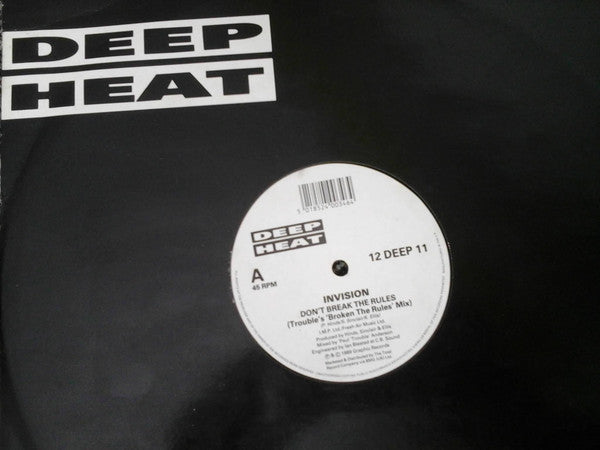 Invision - Don't Break The Rules (12")