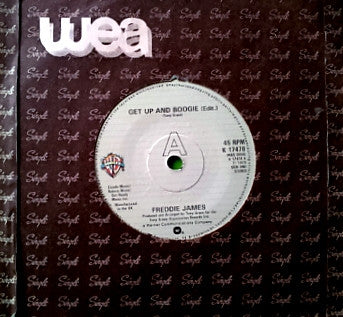 Freddie James - Get Up And Boogie (Edit.) (7", Single, Sol)