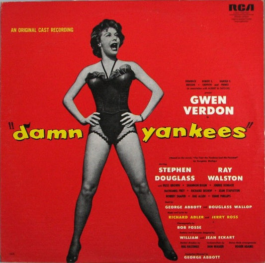 Gwen Verdon, Stephen Douglass, Ray Walston - Damn Yankees (An Original Cast Recording) (LP, Album, RE)