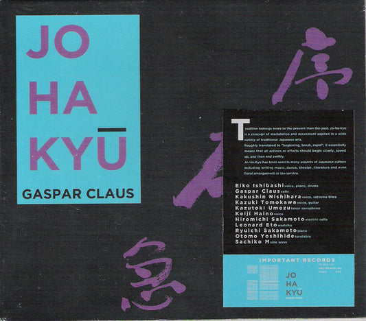 Gaspar Claus - Jo Ha Kyü (CD, Album)