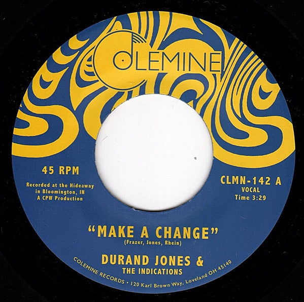 Durand Jones & The Indications - Make A Change (7", Single)