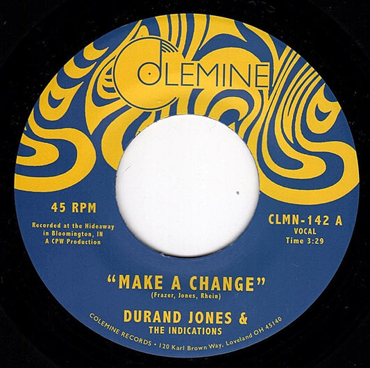 Durand Jones & The Indications - Make A Change (7", Single)