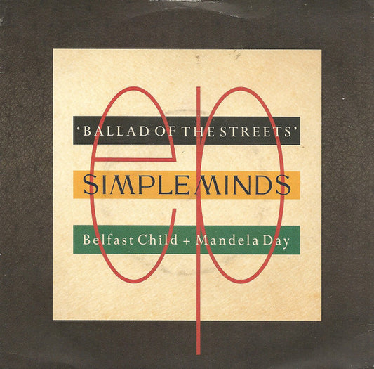 Simple Minds - Ballad Of The Streets (7", EP, Sil)