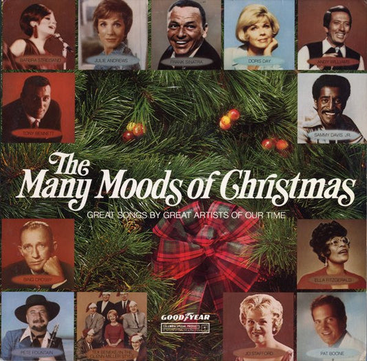 Various - The Many Moods Of Christmas:  Great Songs By Great Artists Of Our Time (LP, Comp)