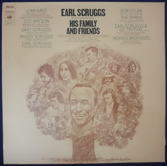 Various - Earl Scruggs Performing With His Family And Friends (LP, Album)