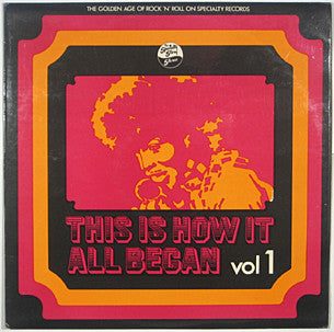 Various - This Is How It All Began Vol 1 (LP, Comp)
