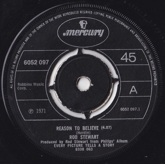 Rod Stewart - Reason To Believe (7", Single, 4-P)