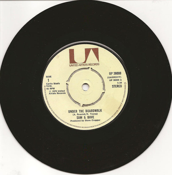 Sam And Dave* - Under The Boardwalk (7", Single)