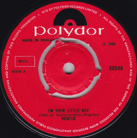 Heintje - I'm Your Little Boy / Two Little Stars (7", Single, Pus)