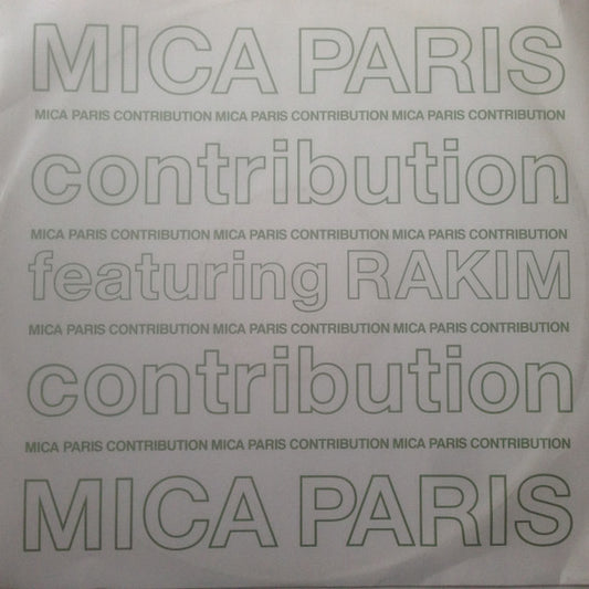 Mica Paris - Contribution / Shower Of Love (12")