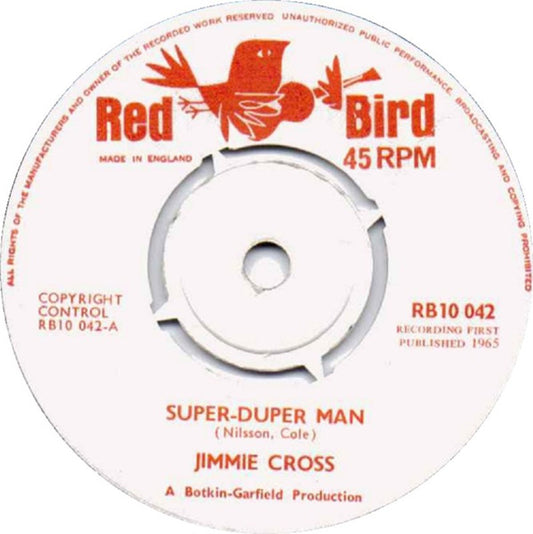 Jimmie Cross* - Super-Duper Man (7")
