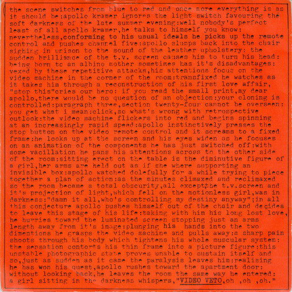 Mêtroƶ - Video Veto (7", Single)