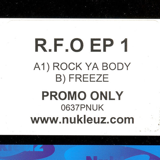 R.F.O* - R.F.O EP 1 (12", Promo)