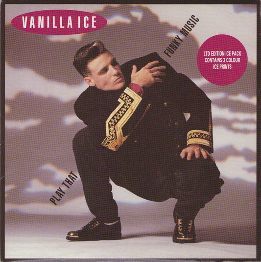Vanilla Ice - Play That Funky Music (7", Single, Ltd, Ice)