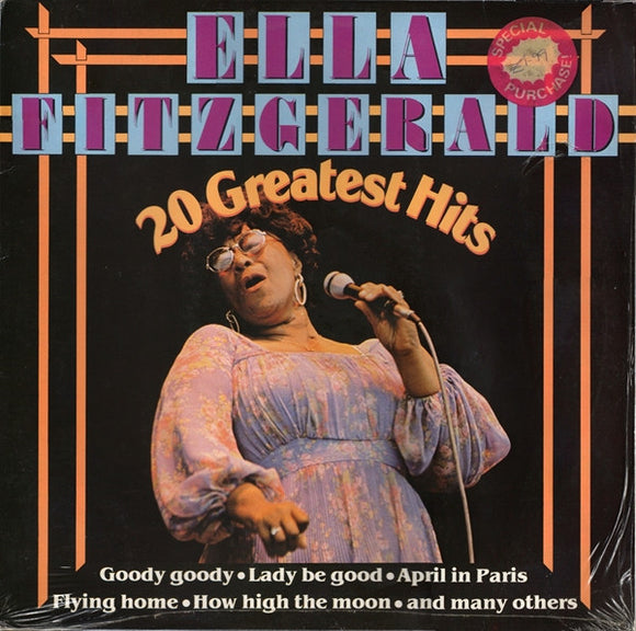 Ella Fitzgerald - 20 Greatest Hits (LP, Comp)