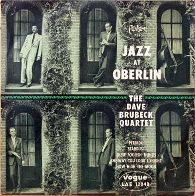 The Dave Brubeck Quartet - Jazz At Oberlin (LP, Album, Mono, RE)