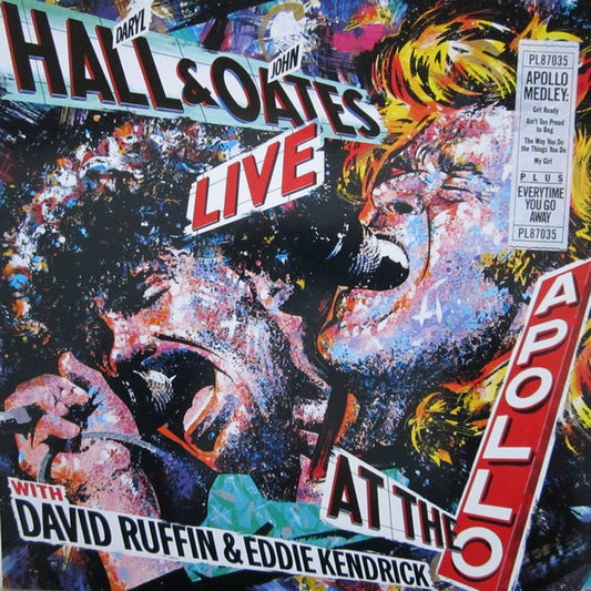 Daryl Hall & John Oates With David Ruffin & Eddie Kendrick* - Live At The Apollo (LP, Album)