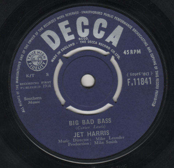 Jet Harris - Big Bad Bass (7", Single)