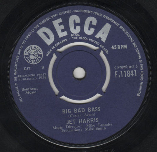 Jet Harris - Big Bad Bass (7", Single)