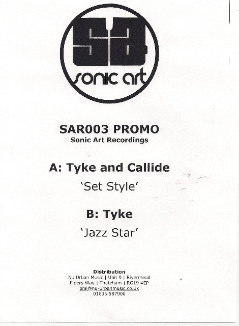 Tyke And Callide - Set Style / Jazz Star (12", Promo, W/Lbl)