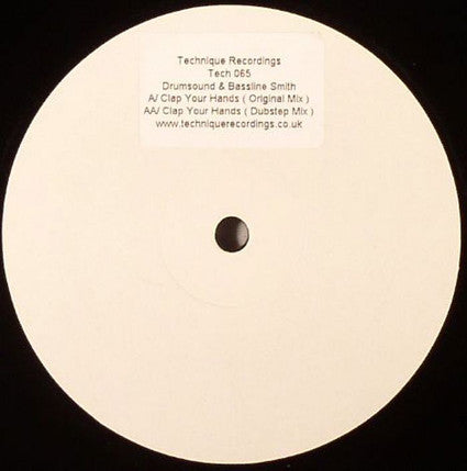 Drumsound & Bassline Smith* - Clap Your Hands (12", Promo, W/Lbl)