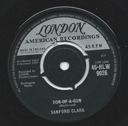Sanford Clark - Son-Of-A-Gun (7", Single)