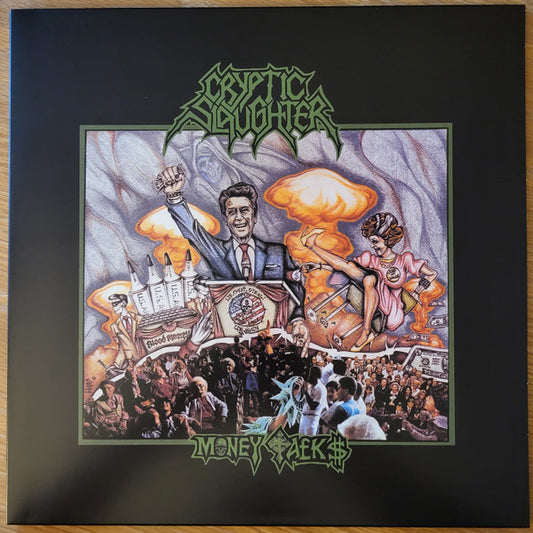 Cryptic Slaughter - Money Talks (LP, Album, RE, Bla)