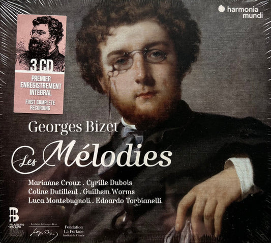 Georges Bizet, Marianne Croux . Cyrille Dubois, Coline Dutilleul . Guilhem Worms, Luca Montebugnoli . Edoardo Torbianelli - Les Mélodies (3xCD)