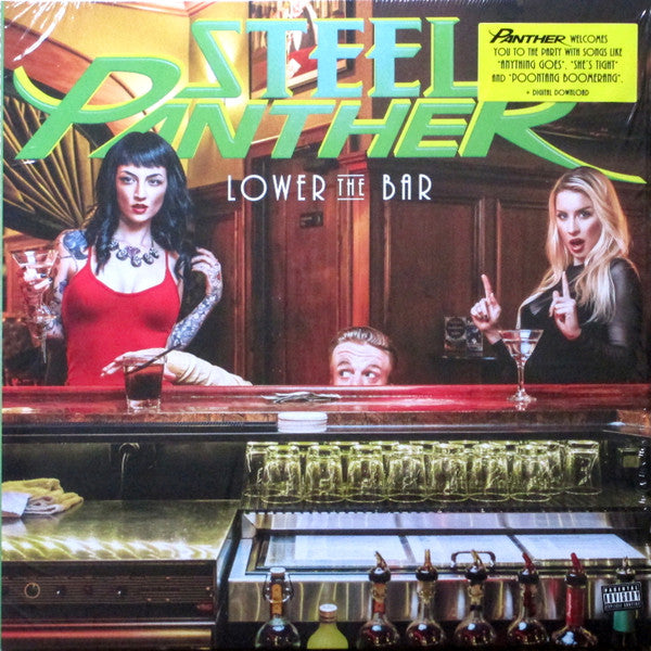 Steel Panther - Lower The Bar (LP, Album, Gre)
