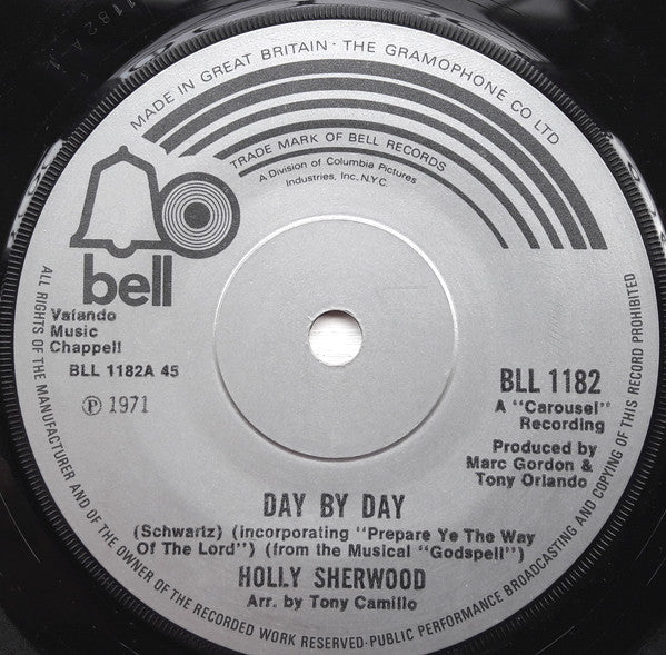 Holly Sherwood - Day By Day (7", Sol)