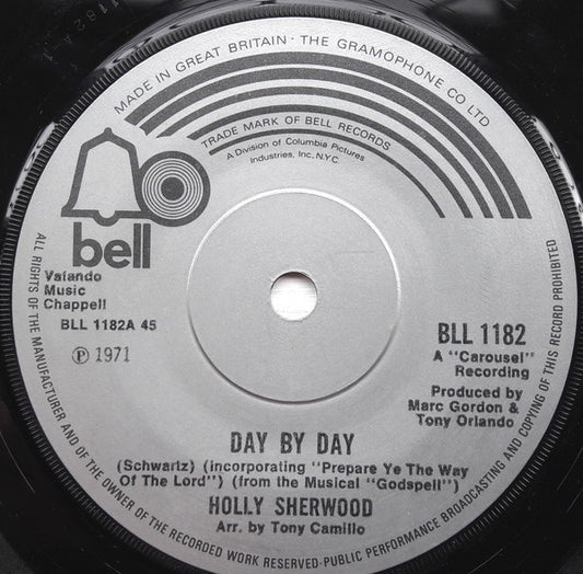 Holly Sherwood - Day By Day (7", Sol)