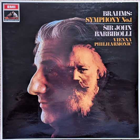 Brahms*, Sir John Barbirolli, Vienna Philharmonic* - Symphony No.1 (LP, Sem)