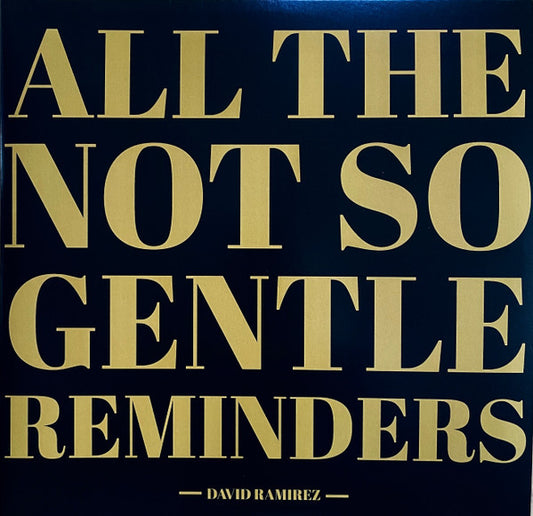 David Ramirez (2) - All The Not So Gentle Reminders (2xLP)