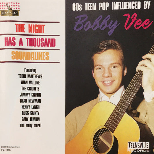 Various - The Night Has A Thousand Soundalikes: 60s Teen Pop Influenced By Bobby Vee (CD, Comp, RM)