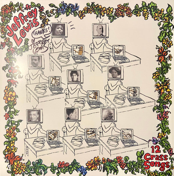 Jeffrey Lewis - 12 Crass Songs (LP, Album, RE)