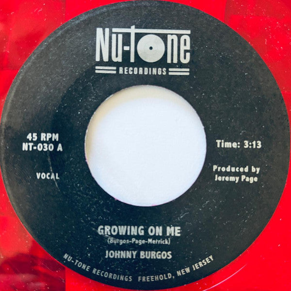 Johnny Burgos - Growing On Me / Ready (7", Tra)