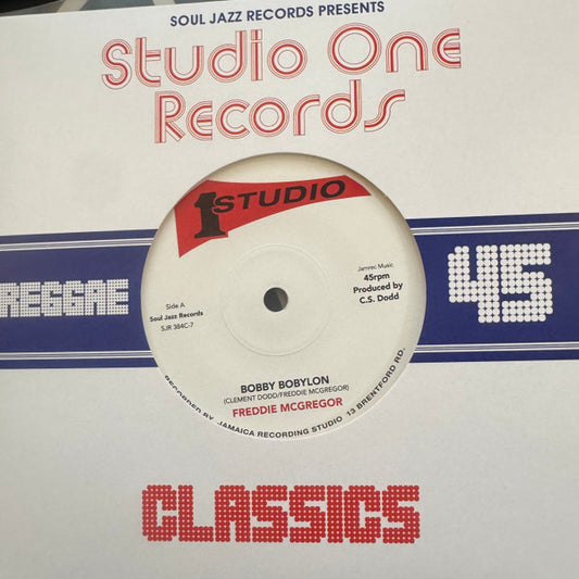 Freddie McGregor / Dub Specialist - Bobby Bobylon / Hi Fashion Dub (7", Ltd, RE, Whi)