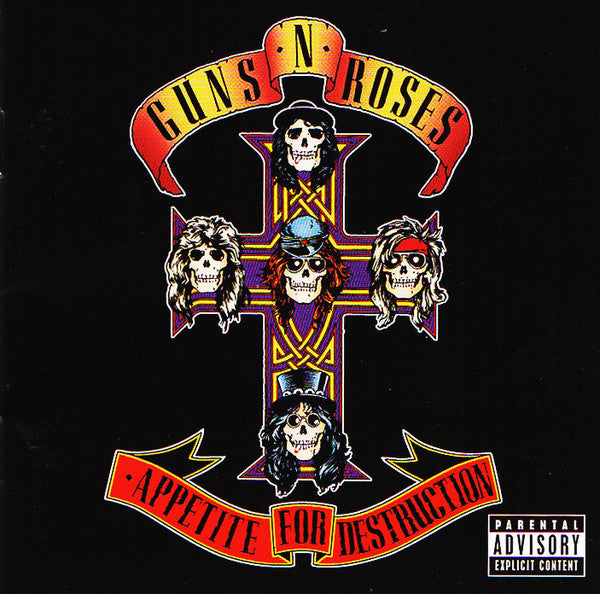 Guns N' Roses - Appetite For Destruction (CD, Album, RE, RM)