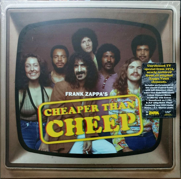Frank Zappa - Cheaper Than Cheep (3xLP, Album, RM + 2xCD, Album, RM + Blu-ray, RM + )
