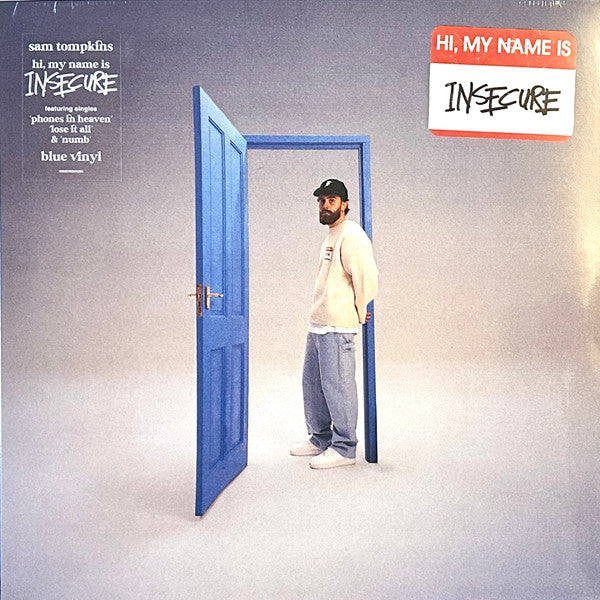 Sam Tompkins - Hi, My Name Is Insecure (LP, Album, Blu)