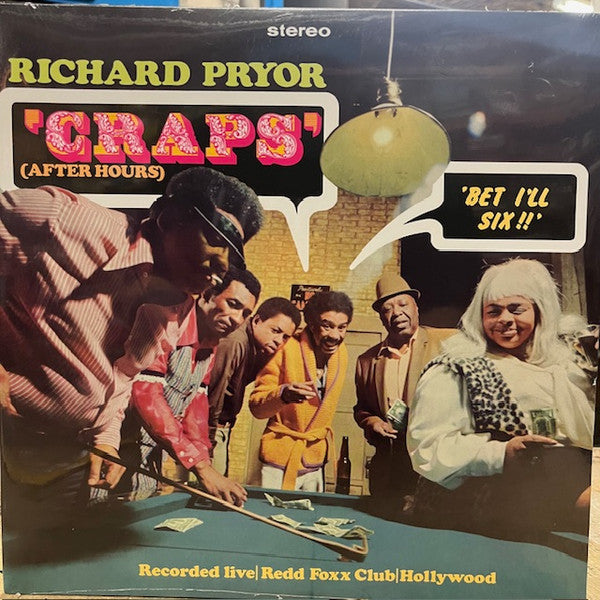 Richard Pryor - "CRAPS" - After Hours (LP, Album + LP, S/Sided, Album, Etch)