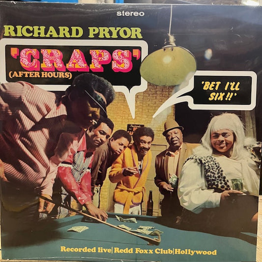 Richard Pryor - "CRAPS" - After Hours (LP, Album + LP, S/Sided, Album, Etch)
