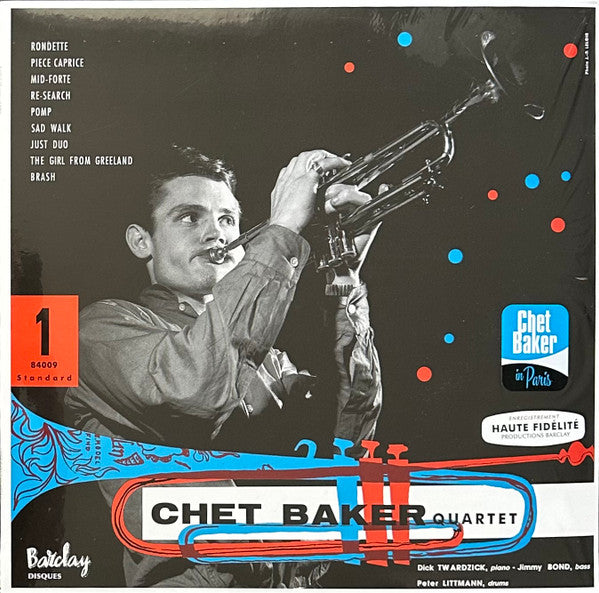 Chet Baker Quartet - Chet Baker Quartet (LP, Album, Ltd, RE, RM, 180)