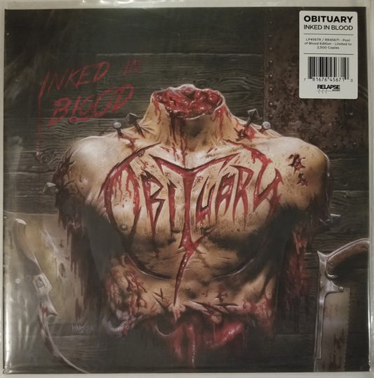 Obituary - Inked In Blood (2x12", Album, Ltd, RE, Poo)