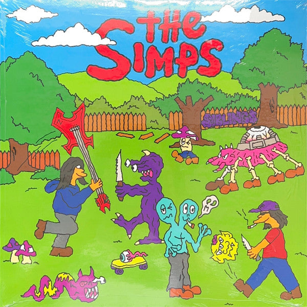 The Simps, Eyedress, Zzzahara - Siblings (LP, Album, Pin)