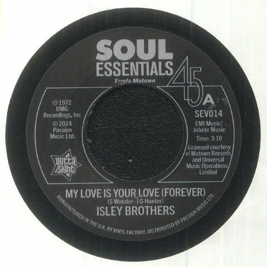 The Isley Brothers - My Love Is Your Love (Forever) / Tell me It's Just A Rumour Baby (7", Single, Dlx, Lar)