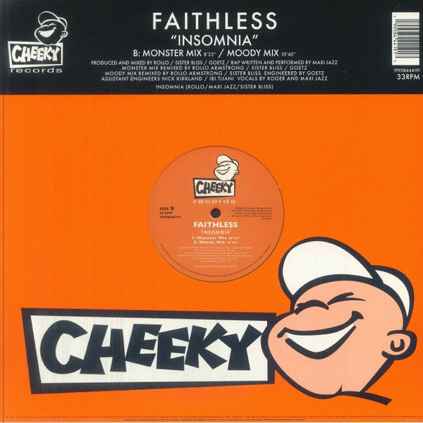 Faithless - Insomnia (12", Single, Ltd, RE, Ora)